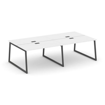 Style Project Fusion SN-4T1.DRS-044 (Белый/Антрацит) Рабочая станция двухсторонняя