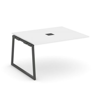 Style Project Fusion SN-4T1.NSPRG-034 (Белый/Антрацит) Проходной наборный элемент переговорного стола