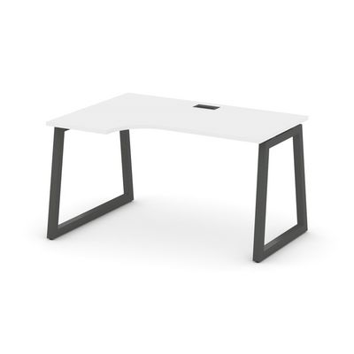 Стайл Проджект Фьюжн SN-5T1.SPA-022(L) (Белый/Антрацит) Стол рабочий эргономичный