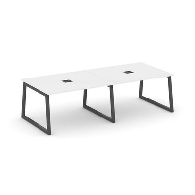 Style Project Fusion SN-5T1.SPRG-044 (Белый/Антрацит) Стол переговорный