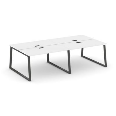 Style Project Fusion SN-6T1.DRS-053 (Белый/Антрацит) Рабочая станция двухсторонняя