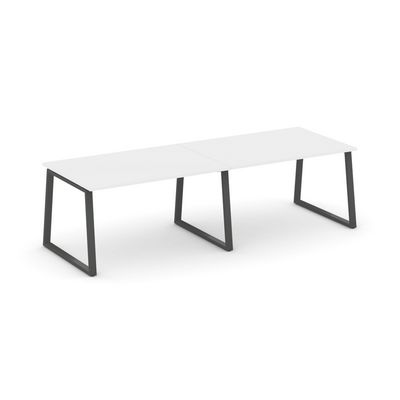 Style Project Fusion SN-6T1.SPRG-012.3 (Белый/Антрацит) Стол переговорный