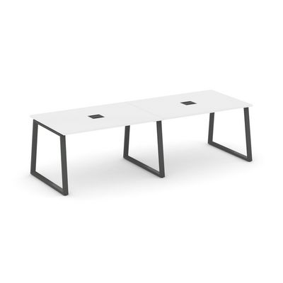 Style Project Fusion SN-6T1.SPRG-014 (Белый/Антрацит) Стол переговорный
