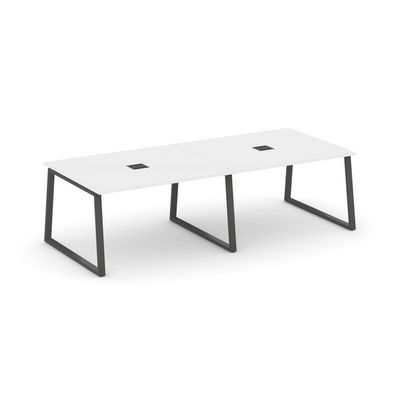 Style Project Fusion SN-6T1.SPRG-042 (Белый/Антрацит) Стол переговорный