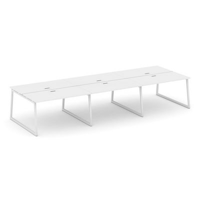 Style Project Fusion SN-4T1.DRS-064 (Белый/Белый) Рабочая станция двухсторонняя