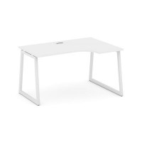 Style Project Fusion SN-4T1.SPA-001(R) (Белый/Белый) Стол рабочий эргономичный
