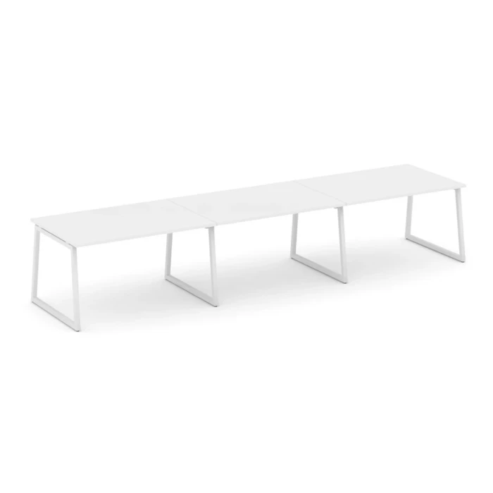 SN-4T1.SPRG-024.3 Стол переговорный, ЛДСП белый, белый