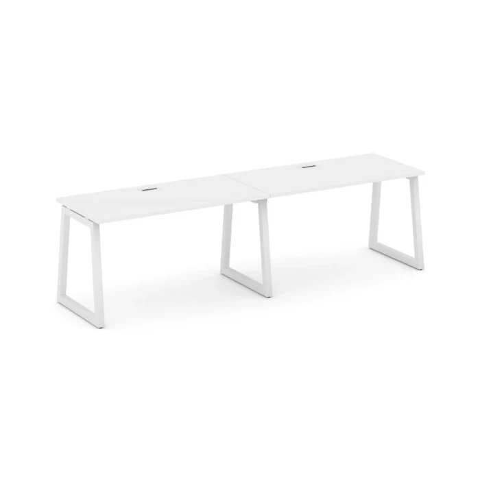 SN-5T1.ORS-001 Рабочая 1-сторонняя станция, цвет ЛДСП белый, м/к белый