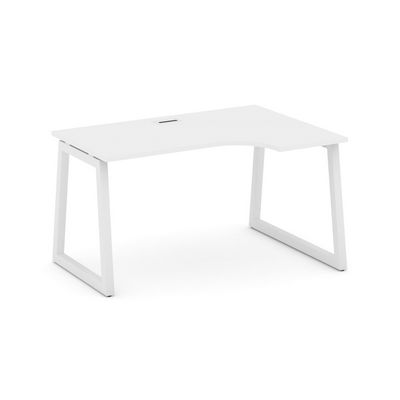 Style Project Fusion SN-5T1.SPA-002(R) (Белый/Белый) Стол рабочий эргономичный