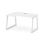 Style Project Fusion SN-5T1.SPA-012(L) (Белый/Белый) Стол рабочий эргономичный