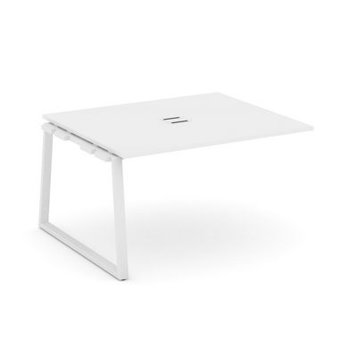 Style Project Fusion SN-6T1.NSPRG-033 (Белый/Белый) Проходной наборный элемент переговорного стола