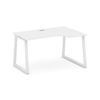 Style Project Fusion SN-6T1.SPA-022(R) (Белый/Белый) Стол рабочий эргономичный
