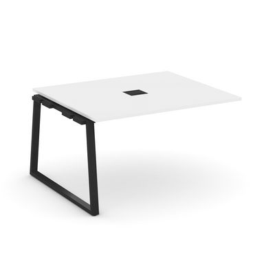 Style Project Fusion SN-6T1.NSPRG-033 (Белый/Черный) Проходной наборный элемент переговорного стола