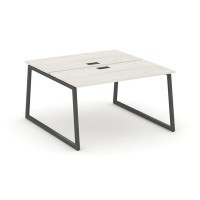 Style Project Fusion SN-4T1.DRS-003 (Дуб наварра/Антрацит) Рабочая станция двухсторонняя