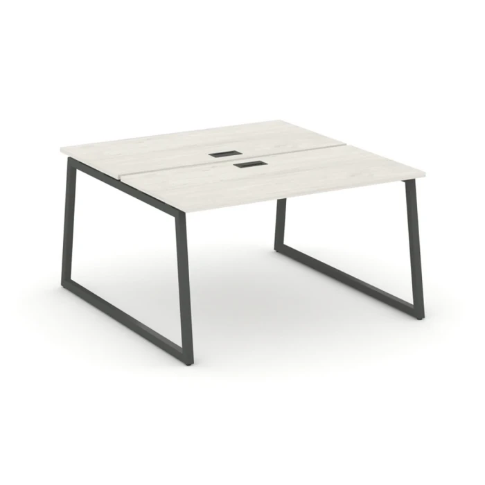 SN-4T1.DRS-014 Рабочая станция двухсторонняя, дуб наварра, м/к антрацит
