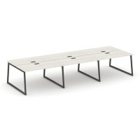 Style Project Fusion SN-4T1.DRS-062 (Дуб наварра/Антрацит) Рабочая станция двухсторонняя