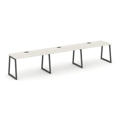 Style Project Fusion SN-4T1.ORS-051 (Дуб наварра/Антрацит) Рабочая станция односторонняя