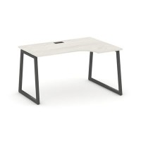 Style Project Fusion SN-4T1.SPA-012(R) (Дуб наварра/Антрацит) Стол рабочий эргономичный