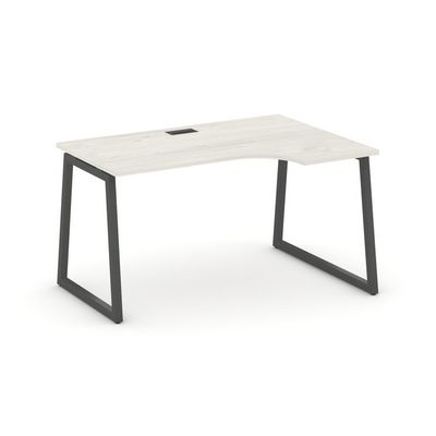 Style Project Fusion SN-4T1.SPA-021(R) (Дуб наварра/Антрацит) Стол рабочий эргономичный