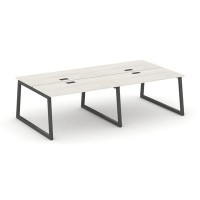 Style Project Fusion SN-5T1.DRS-031 (Дуб наварра/Антрацит) Рабочая станция двухсторонняя