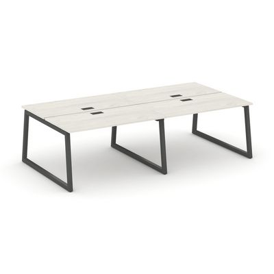 Style Project Fusion SN-5T1.DRS-044 (Дуб наварра/Антрацит) Рабочая станция двухсторонняя