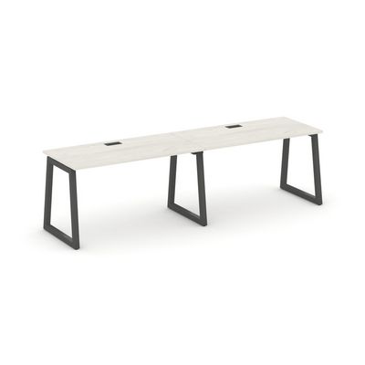 Style Project Fusion SN-5T1.ORS-023 (Дуб наварра/Антрацит) Рабочая станция односторонняя