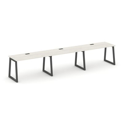 Style Project Fusion SN-5T1.ORS-041 (Дуб наварра/Антрацит) Рабочая станция односторонняя