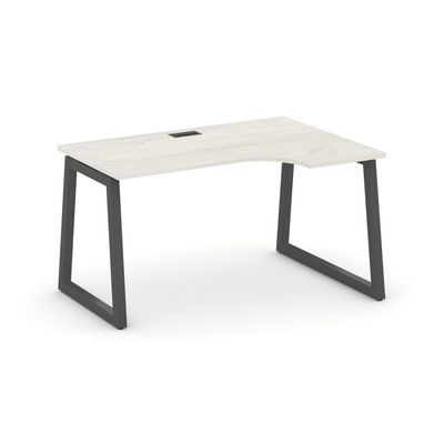 Style Project Fusion SN-5T1.SPA-001(R) (Дуб наварра/Антрацит) Стол рабочий эргономичный