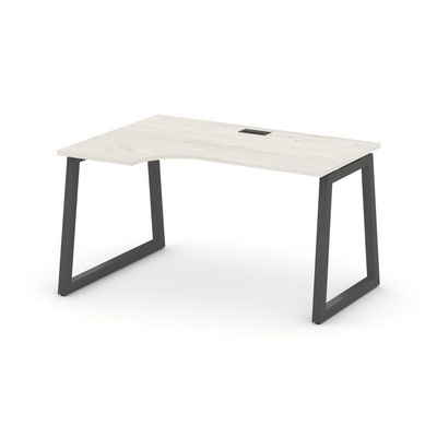 Style Project Fusion SN-5T1.SPA-002(L) (Дуб наварра/Антрацит) Стол рабочий эргономичный