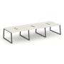 SN-6T1.DRS-072 Рабочая станция двухсторонняя, цвет ЛДСП дуб наварра, антрацит