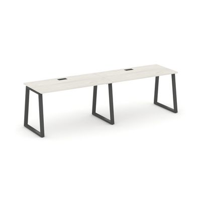 Style Project Fusion SN-6T1.ORS-023 (Дуб наварра/Антрацит) Рабочая станция односторонняя