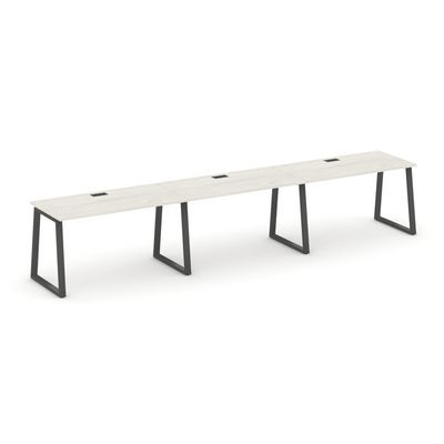 Style Project Fusion SN-6T1.ORS-043 (Дуб наварра/Антрацит) Рабочая станция односторонняя