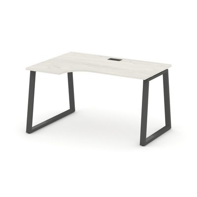 Style Project Fusion SN-6T1.SPA-011(L) (Дуб наварра/Антрацит) Стол рабочий эргономичный