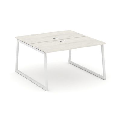 Style Project Fusion SN-4T1.DRS-023 (Дуб наварра/Белый) Рабочая станция двухсторонняя