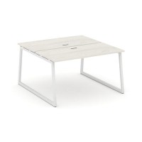 Style Project Fusion SN-4T1.DRS-024 (Дуб наварра/Белый) Рабочая станция двухсторонняя