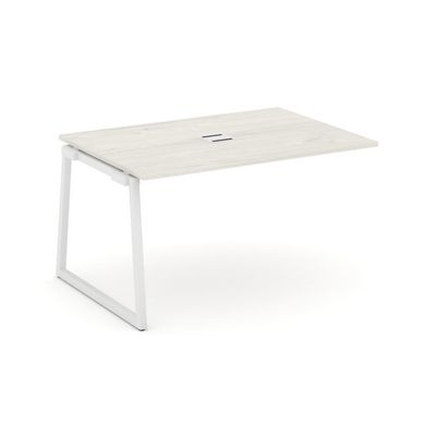 Style Project Fusion SN-4T1.NSPRG-002 (Дуб наварра/Белый) Проходной наборный элемент переговорного стола