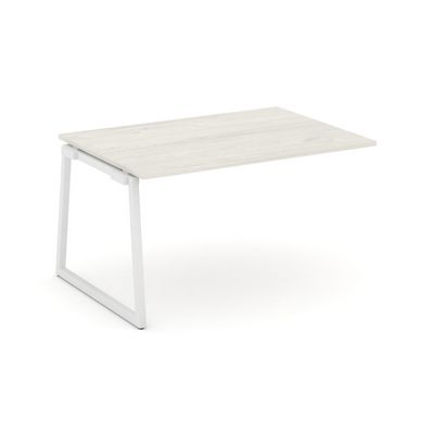 Style Project Fusion SN-4T1.NSPRG-003.3 (Дуб наварра/Белый) Проходной наборный элемент переговорного стола