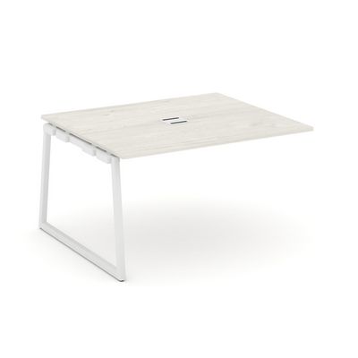 Style Project Fusion SN-4T1.NSPRG-032 (Дуб наварра/Белый) Проходной наборный элемент переговорного стола