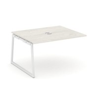 Style Project Fusion SN-4T1.NSPRG-033 (Дуб наварра/Белый) Проходной наборный элемент переговорного стола