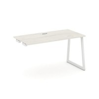 Style Project Fusion SN-4T1.OPRS-011 (Дуб наварра/Белый) Стол приставка к опорным элементам