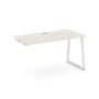 Style Project Fusion SN-4T1.OPRS-012 (Дуб наварра/Белый) Стол приставка к опорным элементам