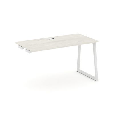 Style Project Fusion SN-4T1.OPRS-024 (Дуб наварра/Белый) Стол приставка к опорным элементам