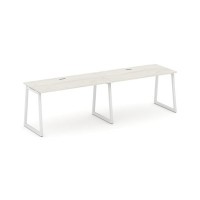 Style Project Fusion SN-4T1.ORS-001 (Дуб наварра/Белый) Рабочая станция односторонняя