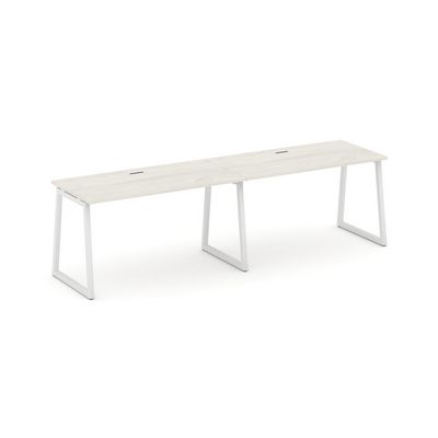 Style Project Fusion SN-4T1.ORS-013 (Дуб наварра/Белый) Рабочая станция односторонняя