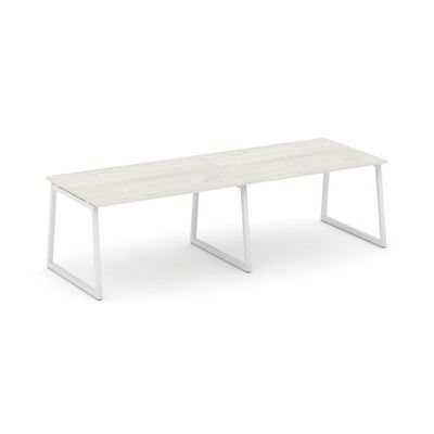 Style Project Fusion SN-4T1.SPRG-011.3 (Дуб наварра/Белый) Стол переговорный