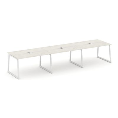Style Project Fusion SN-4T1.SPRG-022 (Дуб наварра/Белый) Стол переговорный