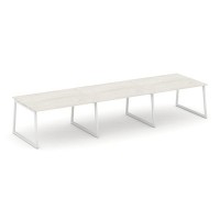 Style Project Fusion SN-4T1.SPRG-052.3 (Дуб наварра/Белый) Стол переговорный