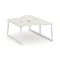 Style Project Fusion SN-5T1.DRPA-021 (Дуб наварра/Белый) Рабочая станция эргономичная