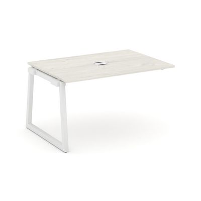 Style Project Fusion SN-5T1.NSPRG-001 (Дуб наварра/Белый) Проходной наборный элемент переговорного стола