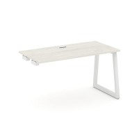 Style Project Fusion SN-5T1.OPRS-001 (Дуб наварра/Белый) Стол приставка к опорным элементам